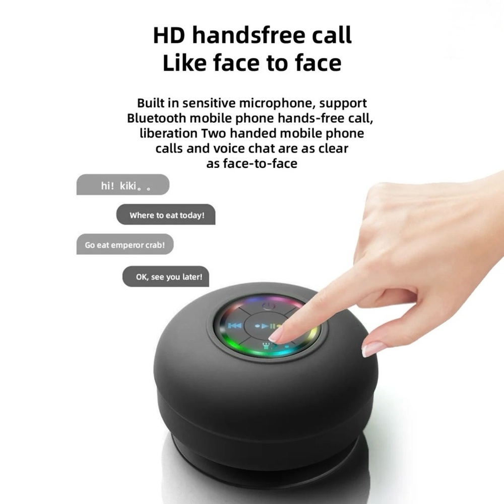 NIB - Waterproof Wireless Bluetooth Shower Speaker - Picture 7 of 7